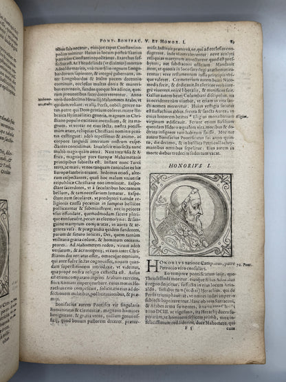 The History of the Popes by B. Platina 1600