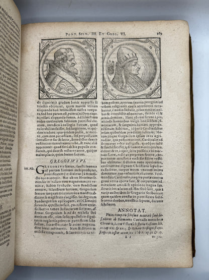 The History of the Popes by B. Platina 1600