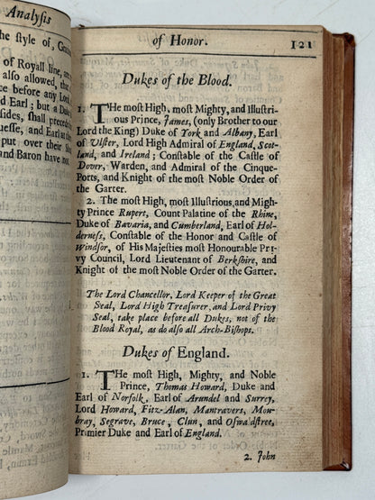 The Analysis of Honor and Armory 1673