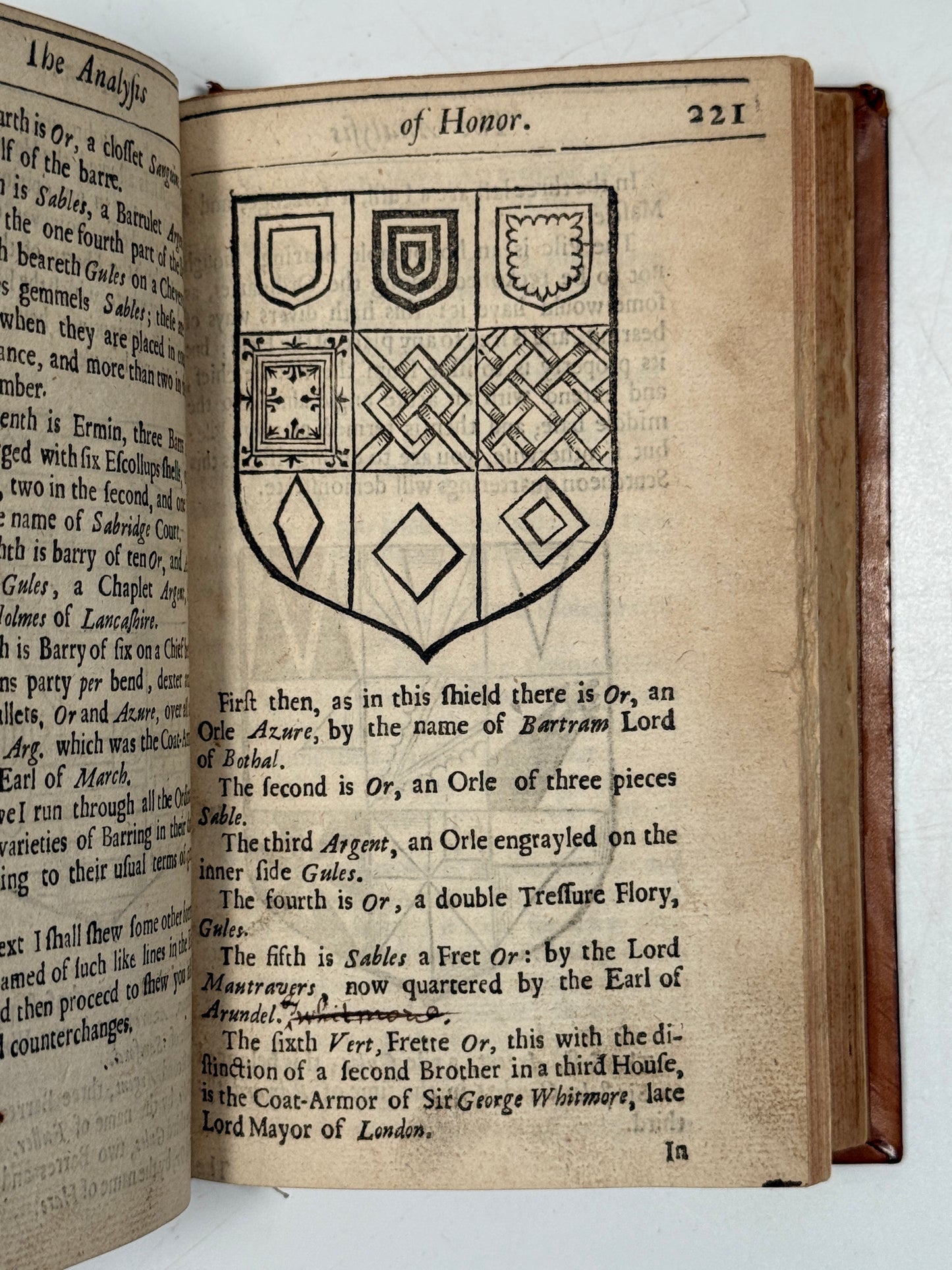 The Analysis of Honor and Armory 1673