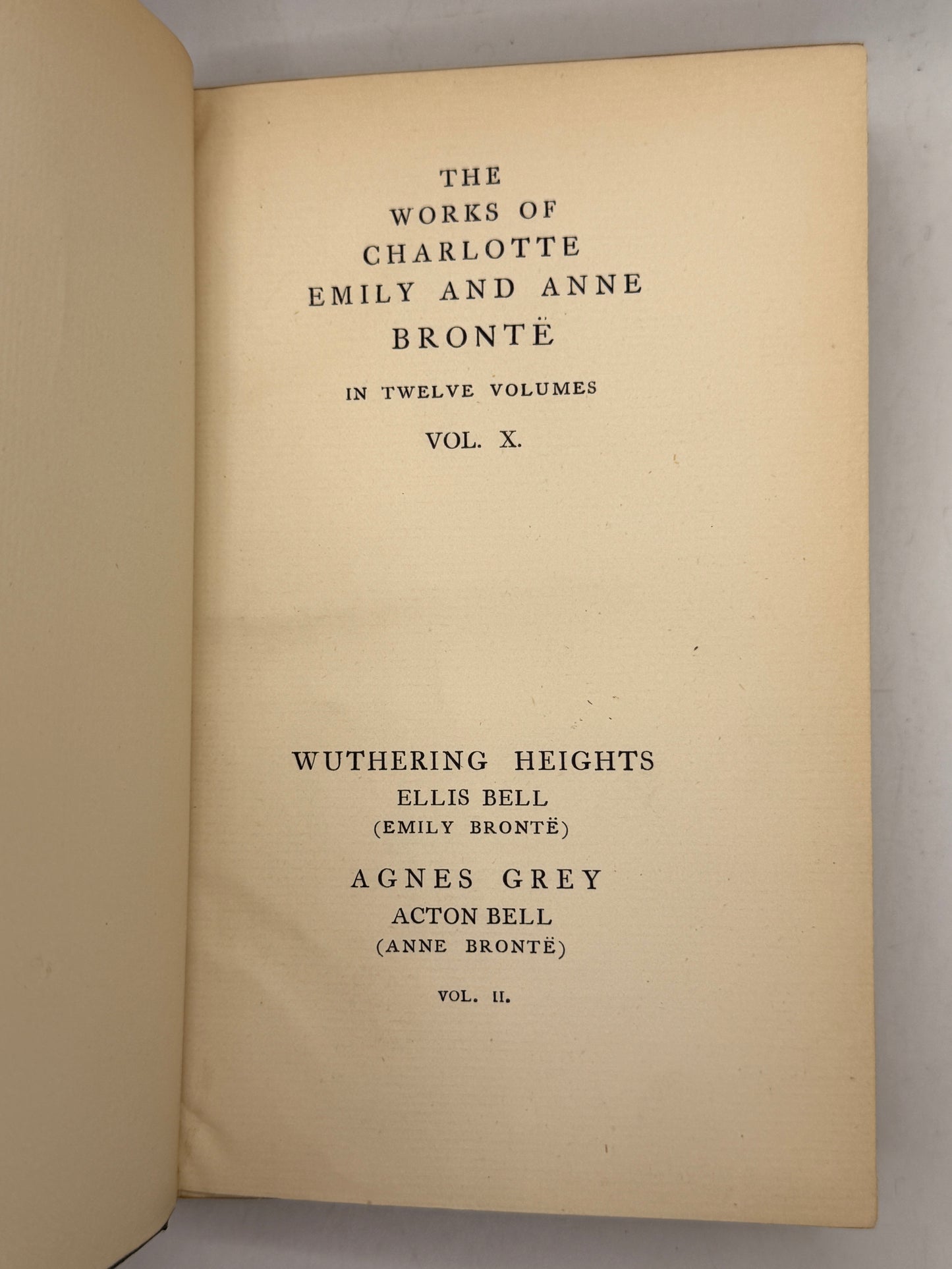 The Works of the Brontë Sisters 1893