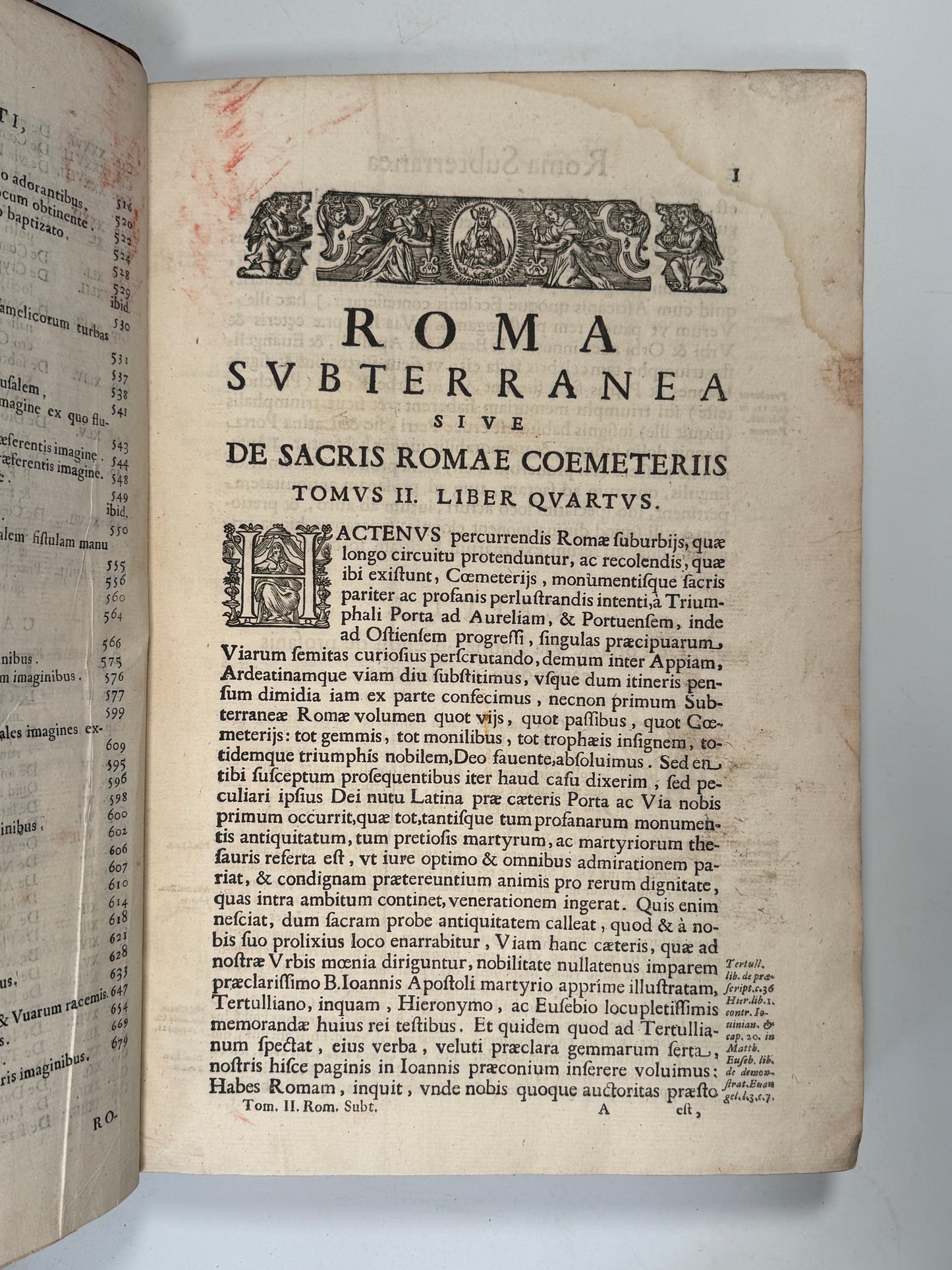 Roma Subterranea 1651 First Edition