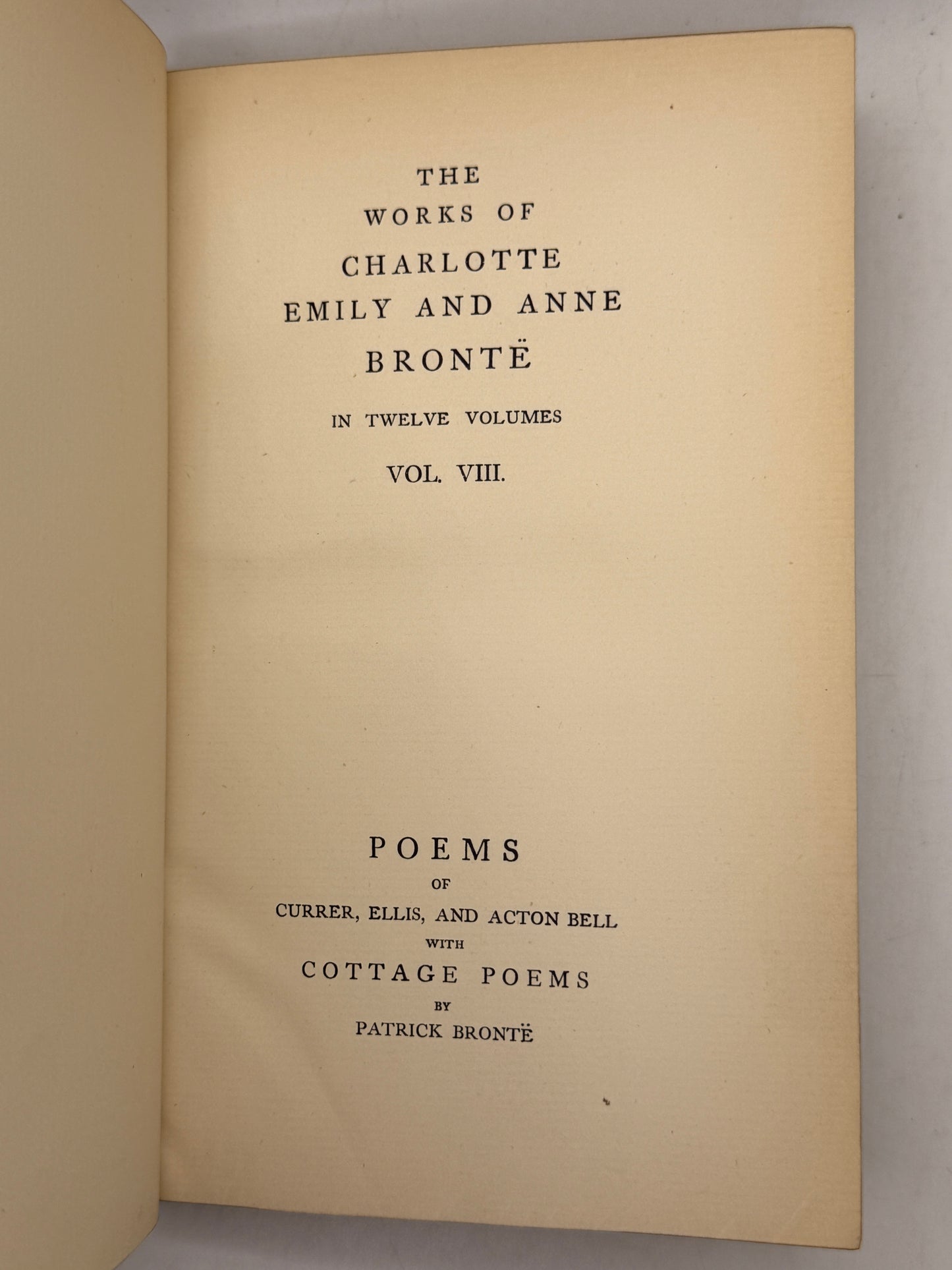 The Works of the Brontë Sisters 1893