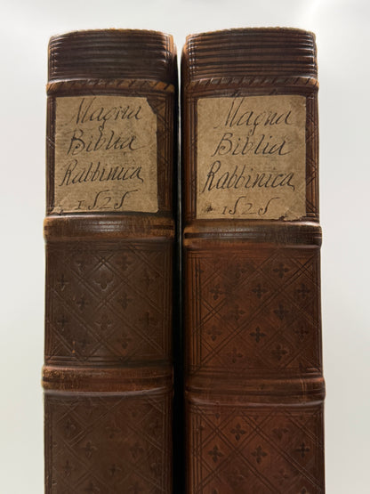 Biblia Rabbinica 1524-5 Daniel Bomberg: The Most Important Hebrew Bible