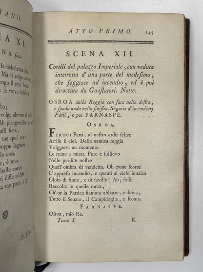 Works of Pietro Metastasio 1780