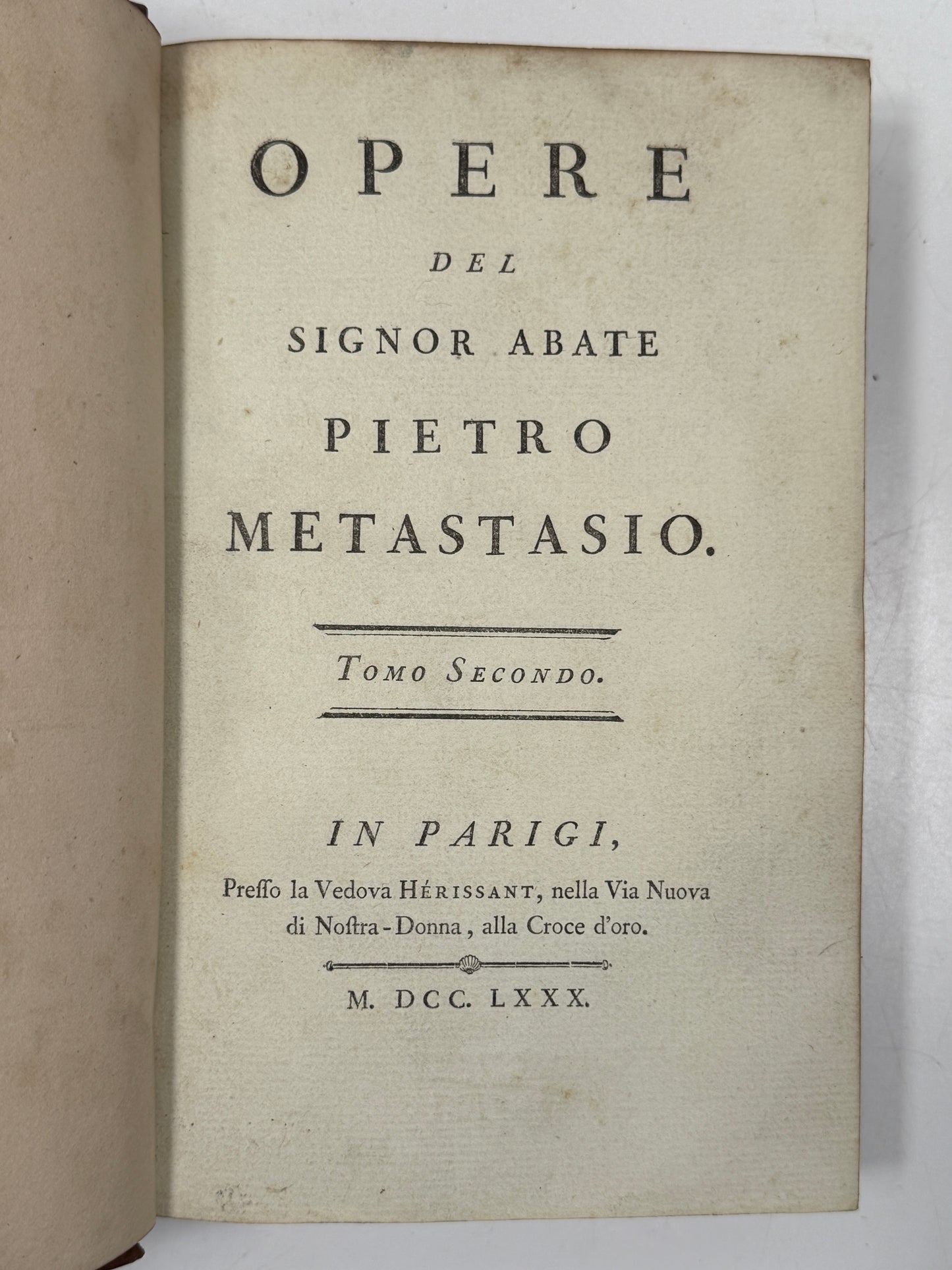 Works of Pietro Metastasio 1780