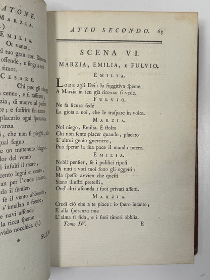 Works of Pietro Metastasio 1780