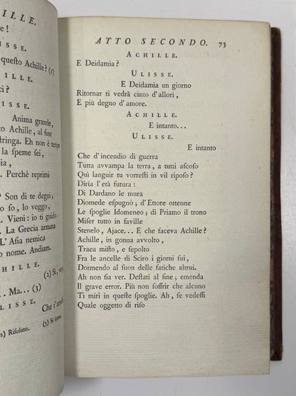 Works of Pietro Metastasio 1780