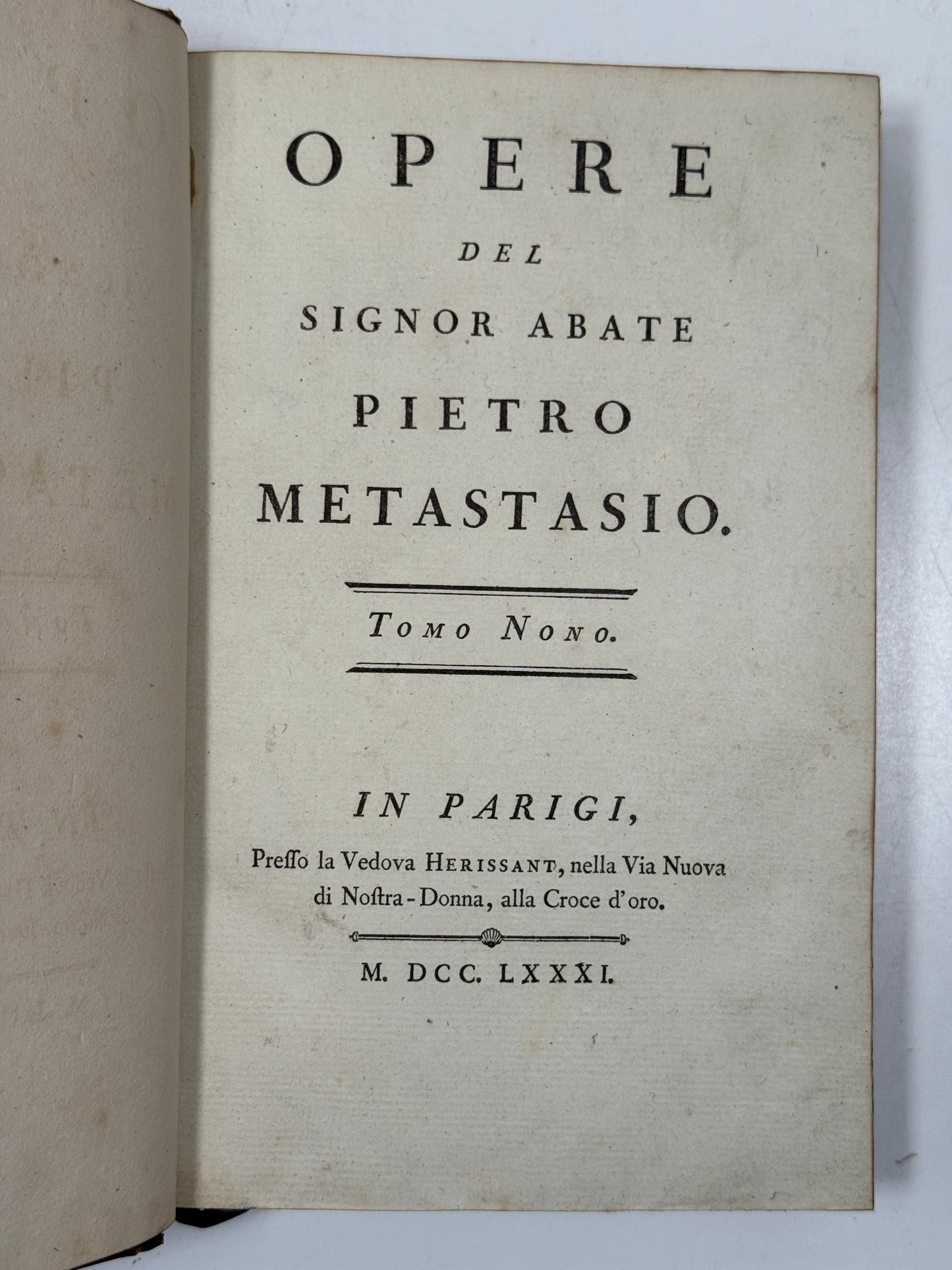 Works of Pietro Metastasio 1780