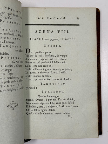 Works of Pietro Metastasio 1780