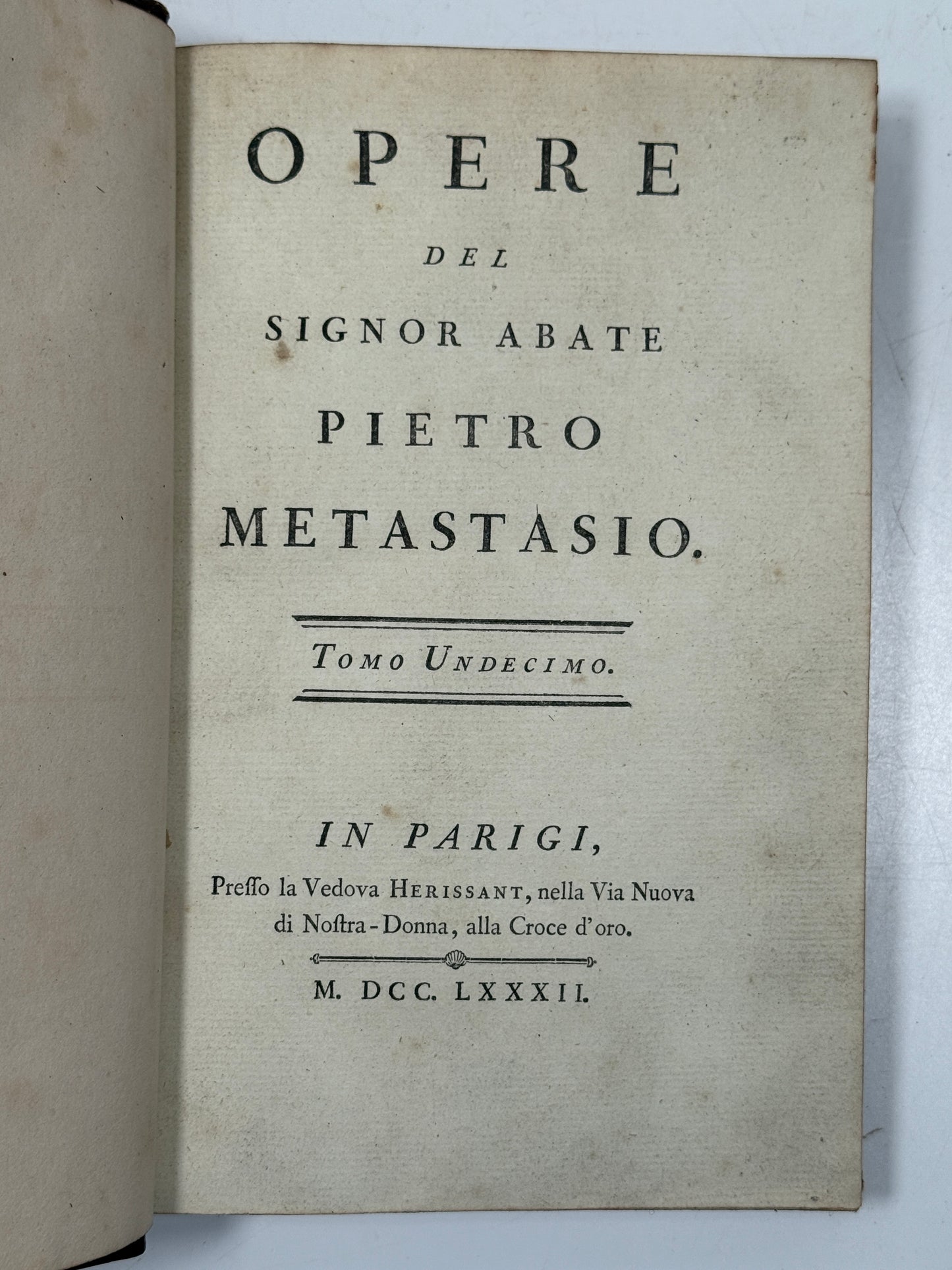 Works of Pietro Metastasio 1780