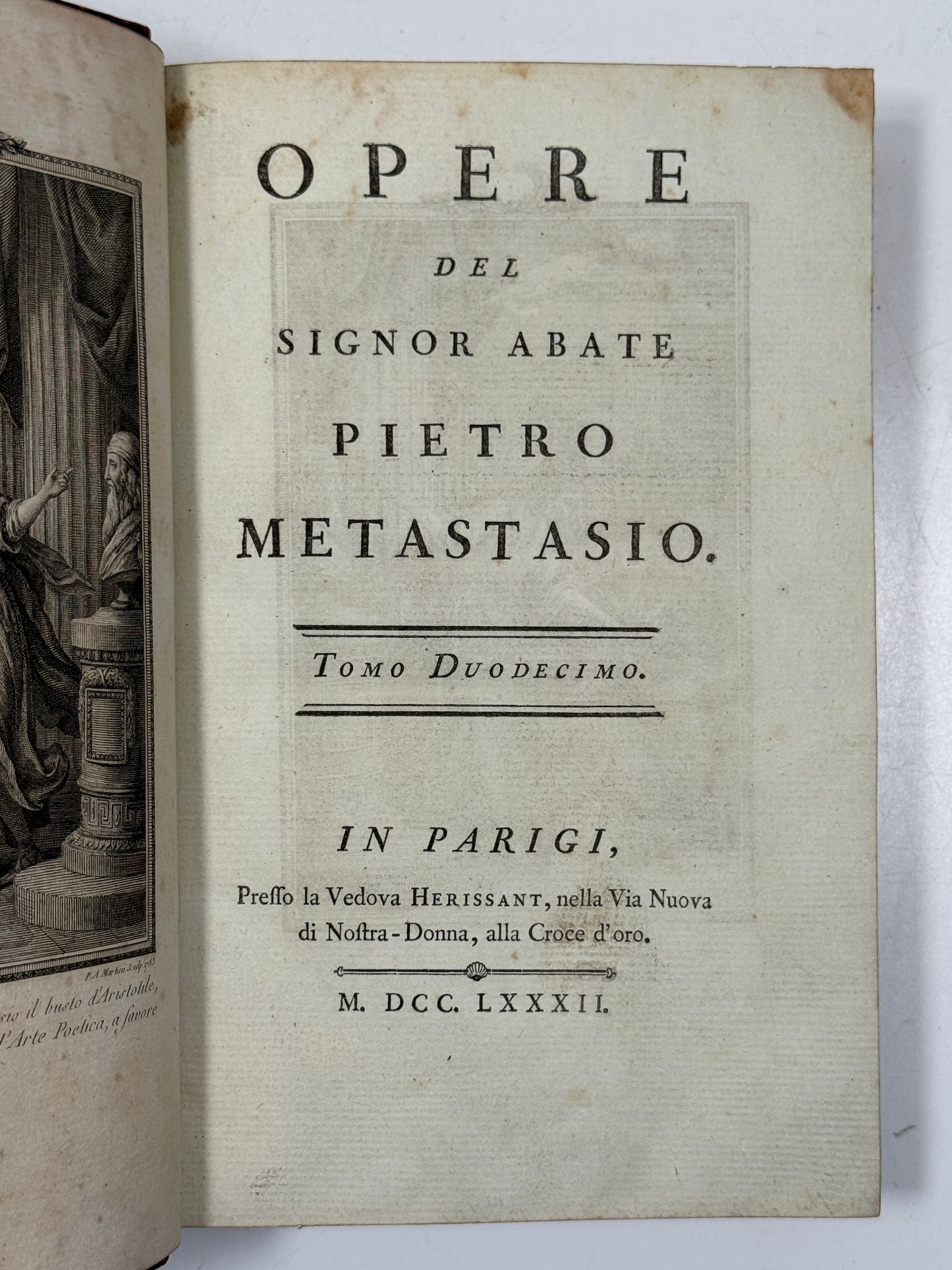 Works of Pietro Metastasio 1780