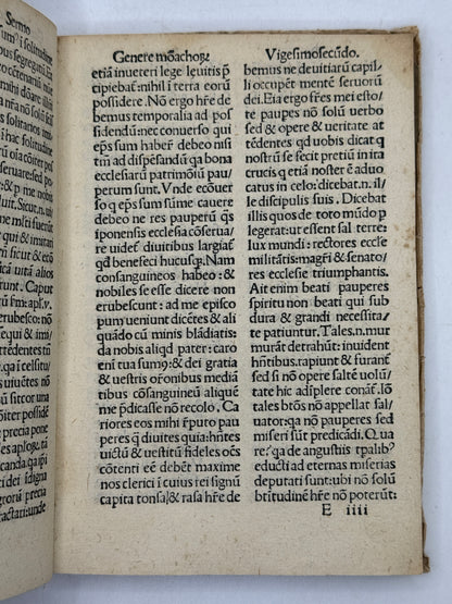 Sermones Sancti Augustini ad heremitas 1517