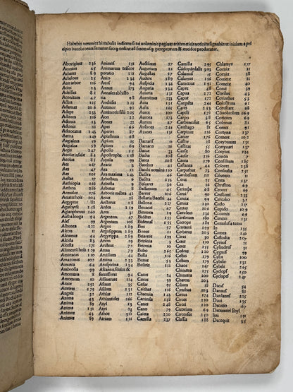 The Works of Virgil 1489 Incunable; Cristoforo Landino's Commentary; Aeneid