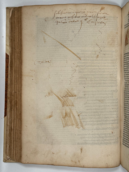 The Works of Virgil 1489 Incunable; Cristoforo Landino's Commentary; Aeneid