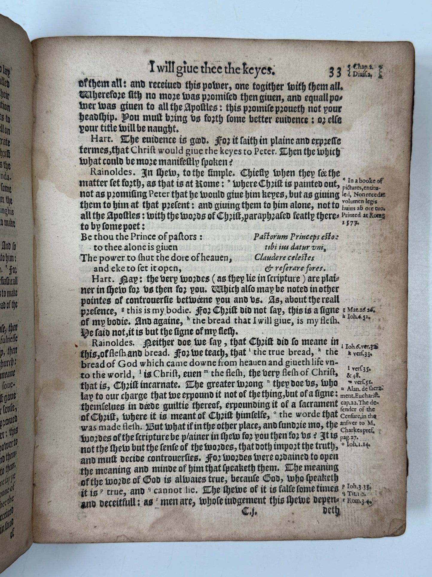 Conference Betweene John Rainoldes and John Hart 1598