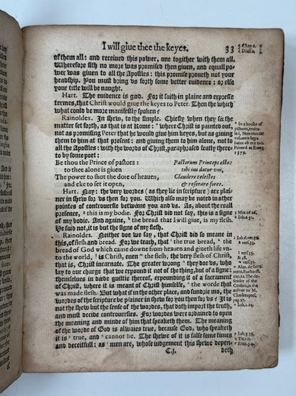 Conference Betweene John Rainoldes and John Hart 1598