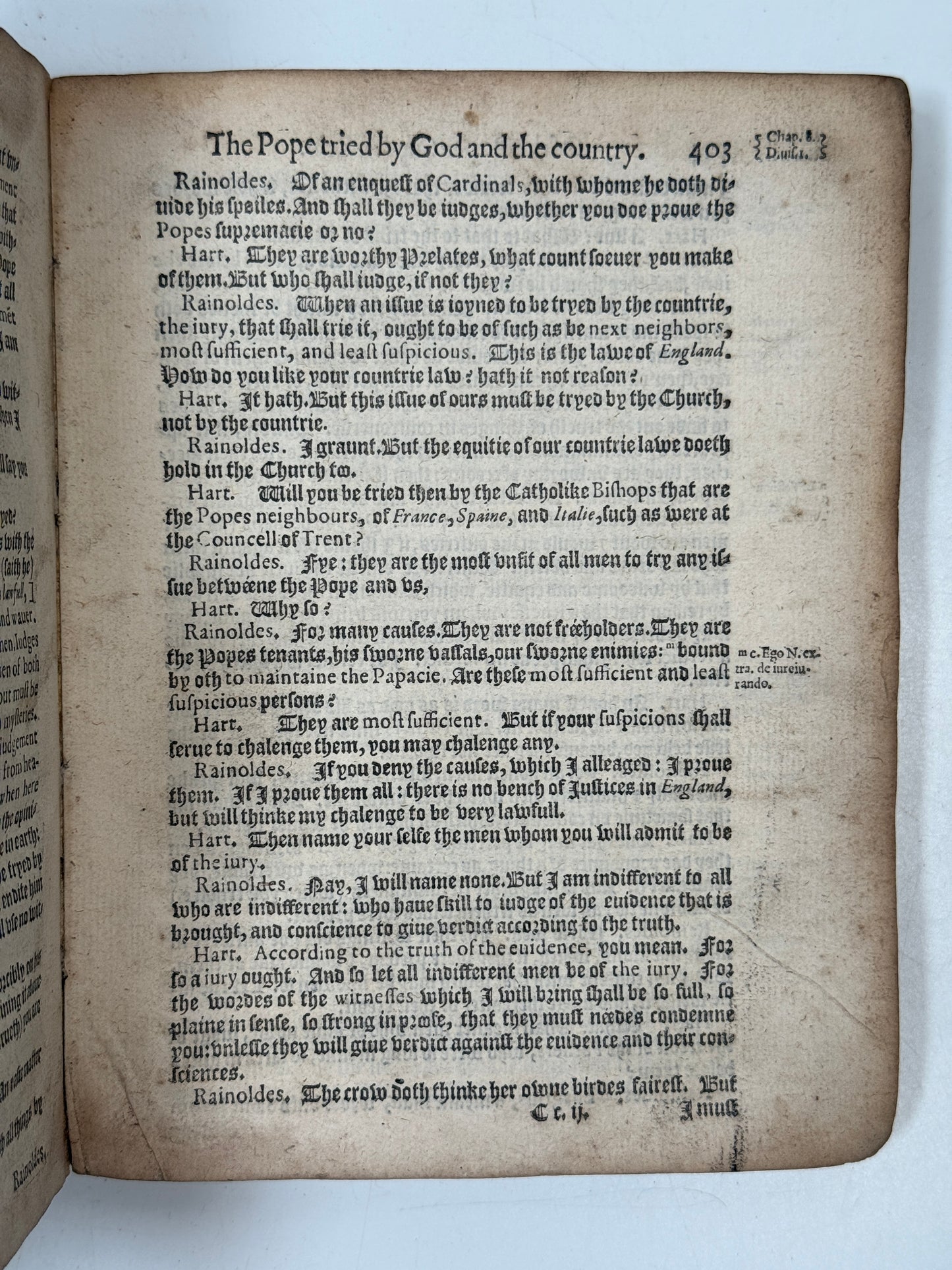 Conference Betweene John Rainoldes and John Hart 1598