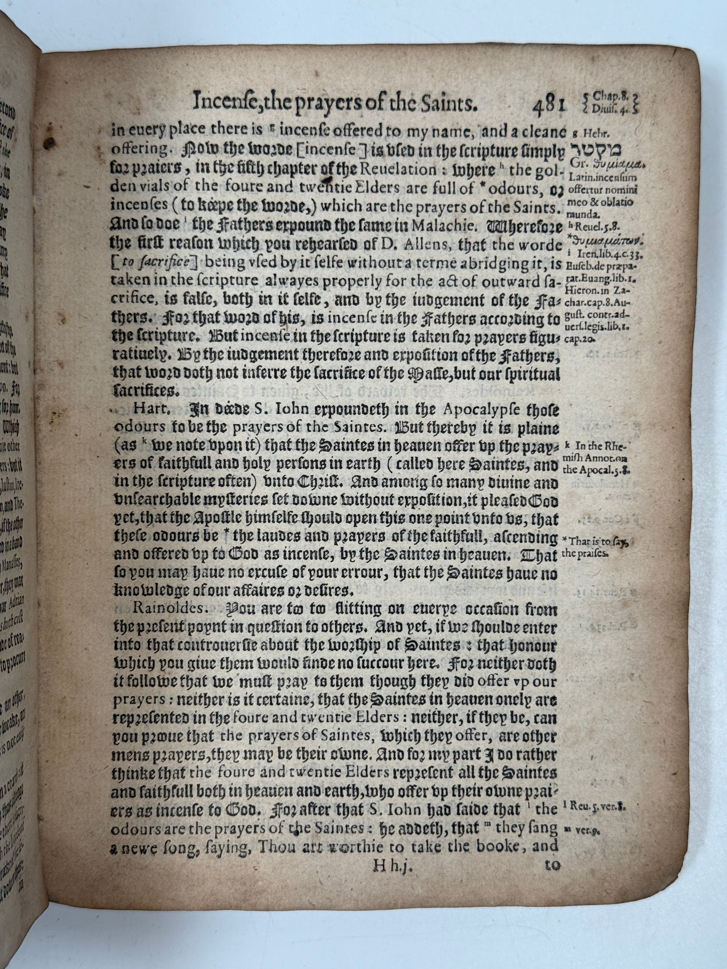 Conference Betweene John Rainoldes and John Hart 1598
