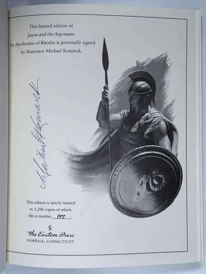Jason and the Argonauts Easton Press 2014 Signed Limited Edition w/Slipcase