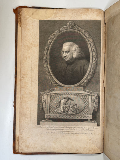 Samuel Johnson's Dictionary of the English Language 1786 Harrison Ed.