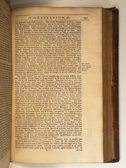 The History of the Rebellion and Civil Wars in England 1719