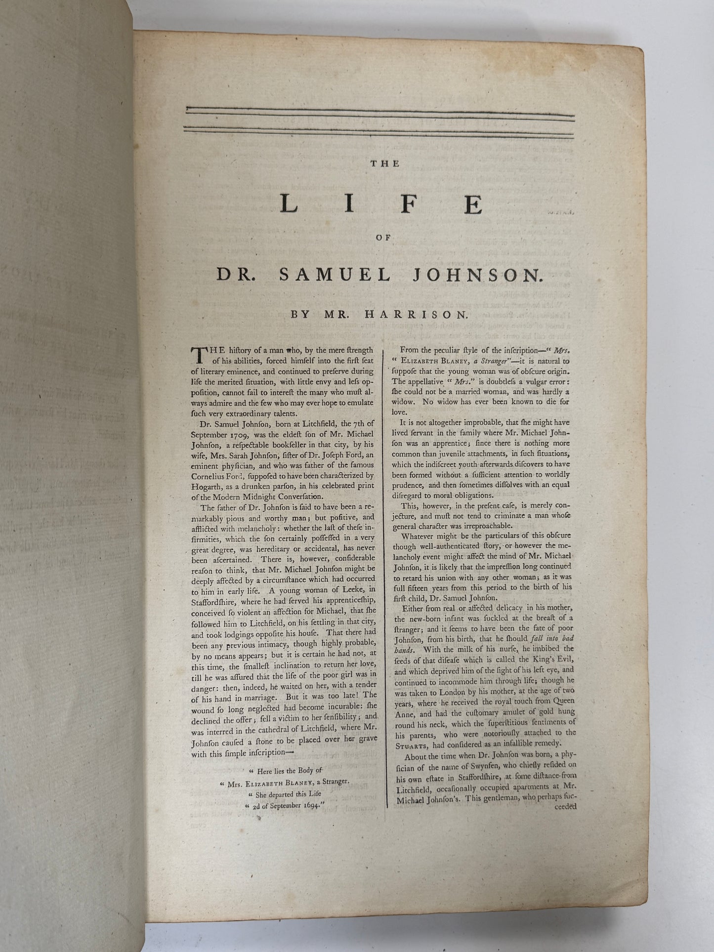 Samuel Johnson's Dictionary of the English Language 1786 Harrison Ed.