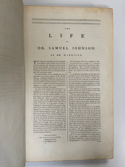 Samuel Johnson's Dictionary of the English Language 1786 Harrison Ed.