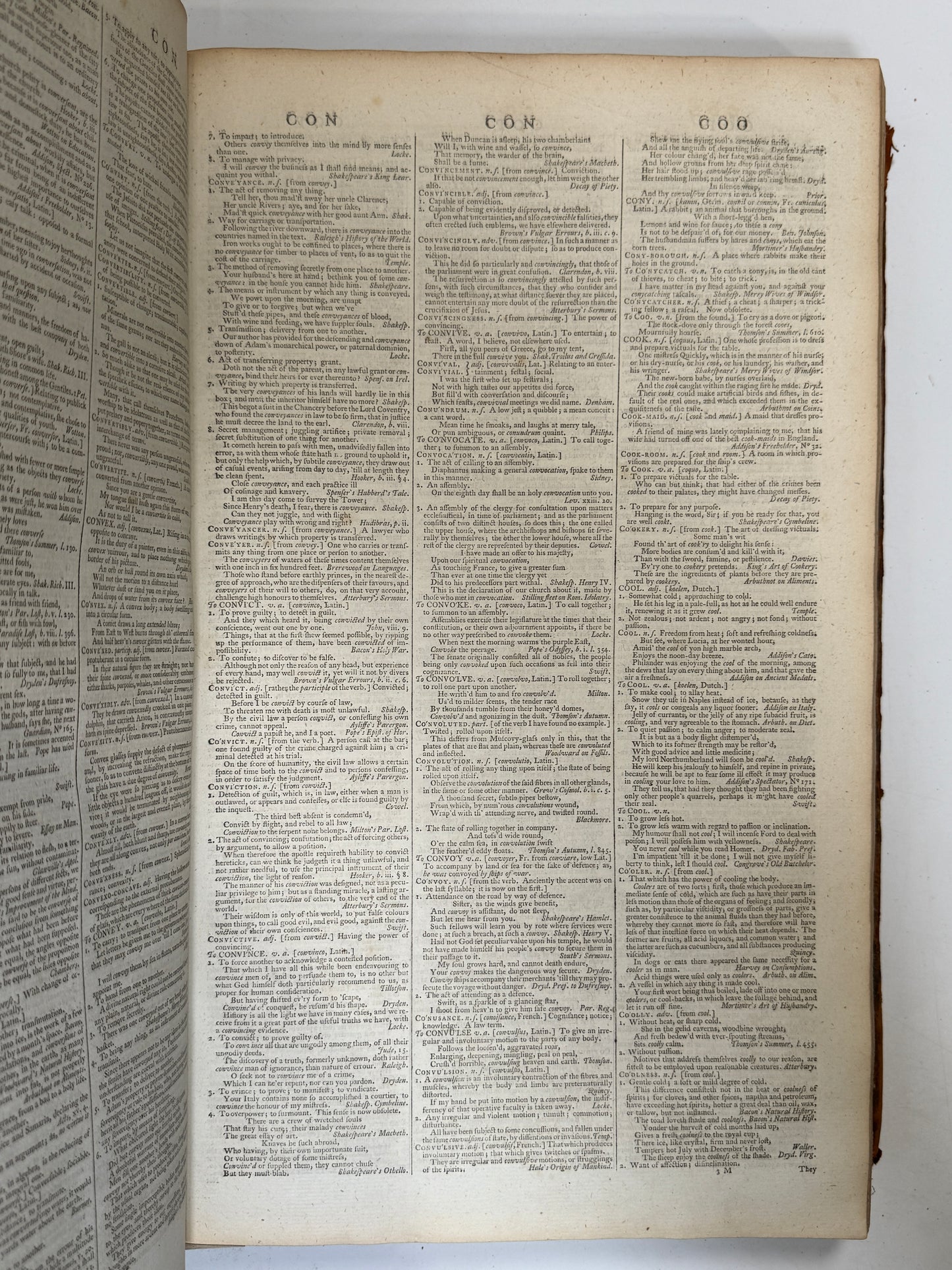 Samuel Johnson's Dictionary of the English Language 1786 Harrison Ed.