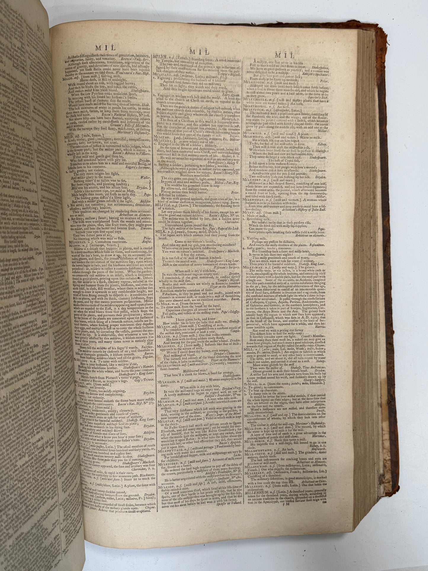 Samuel Johnson's Dictionary of the English Language 1786 Harrison Ed.