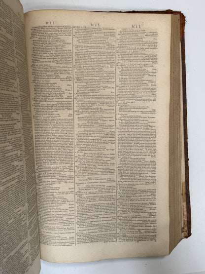 Samuel Johnson's Dictionary of the English Language 1786 Harrison Ed.