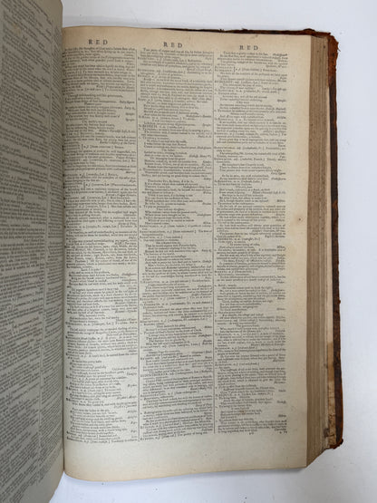 Samuel Johnson's Dictionary of the English Language 1786 Harrison Ed.