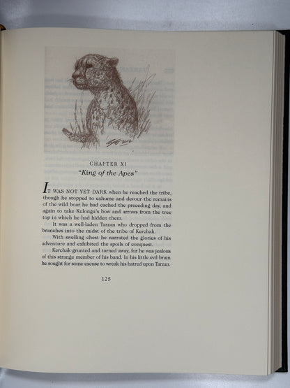 Tarzan of the Apes by Edgar Rice Burroughs; Easton Press 2012