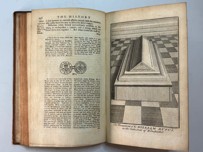 Rapin's History of England 1757 in Contemporary Bindings, 21 Volumes, Tindal Edition