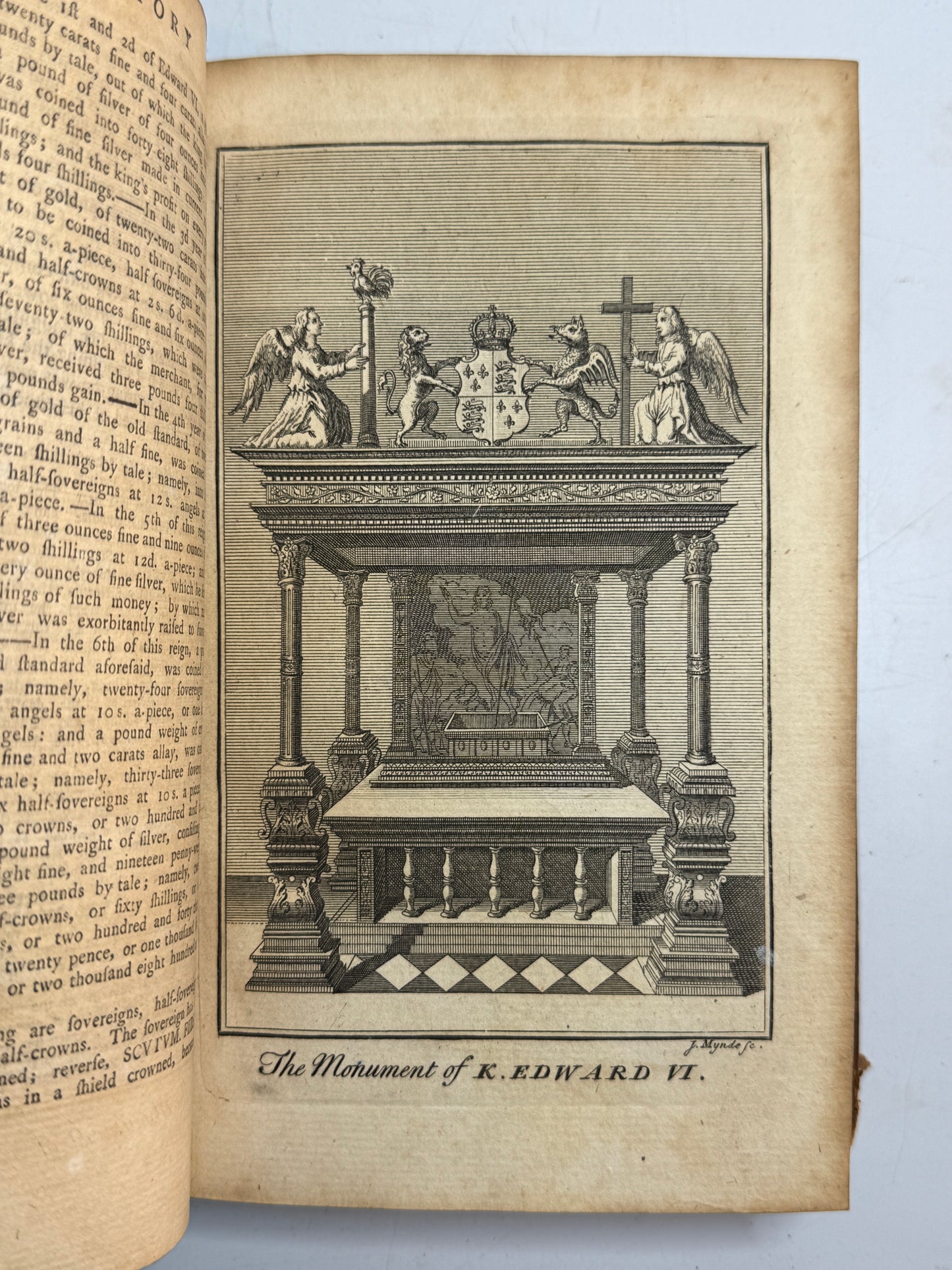 Rapin's History of England 1757 in Contemporary Bindings, 21 Volumes, Tindal Edition