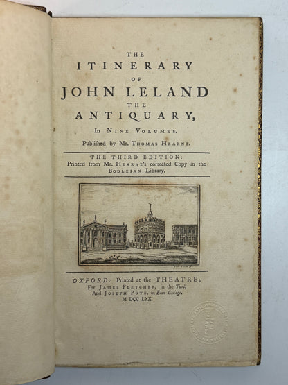 The Itinerary of John Leland the Antiquary 1769-1770
