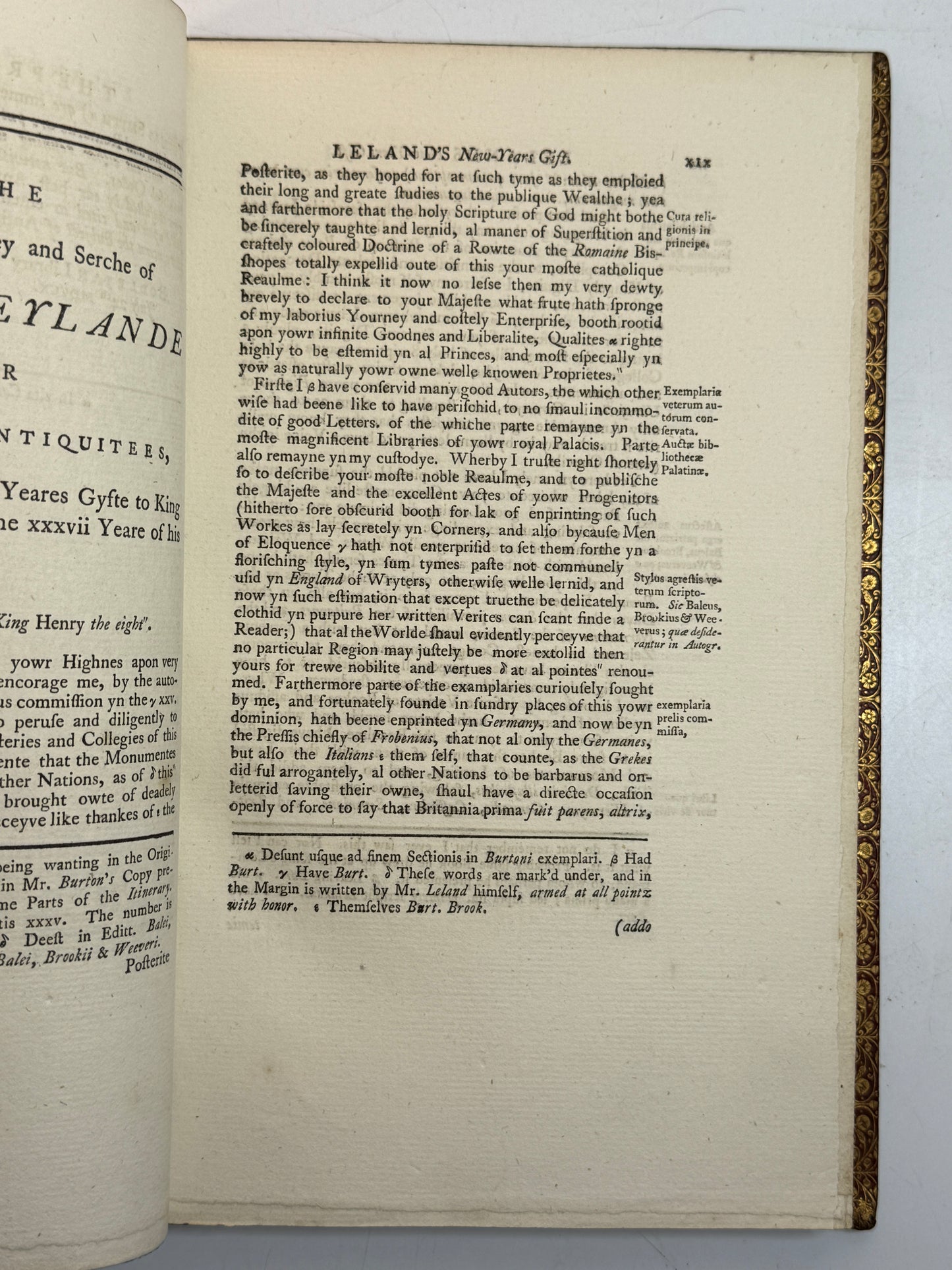 The Itinerary of John Leland the Antiquary 1769-1770