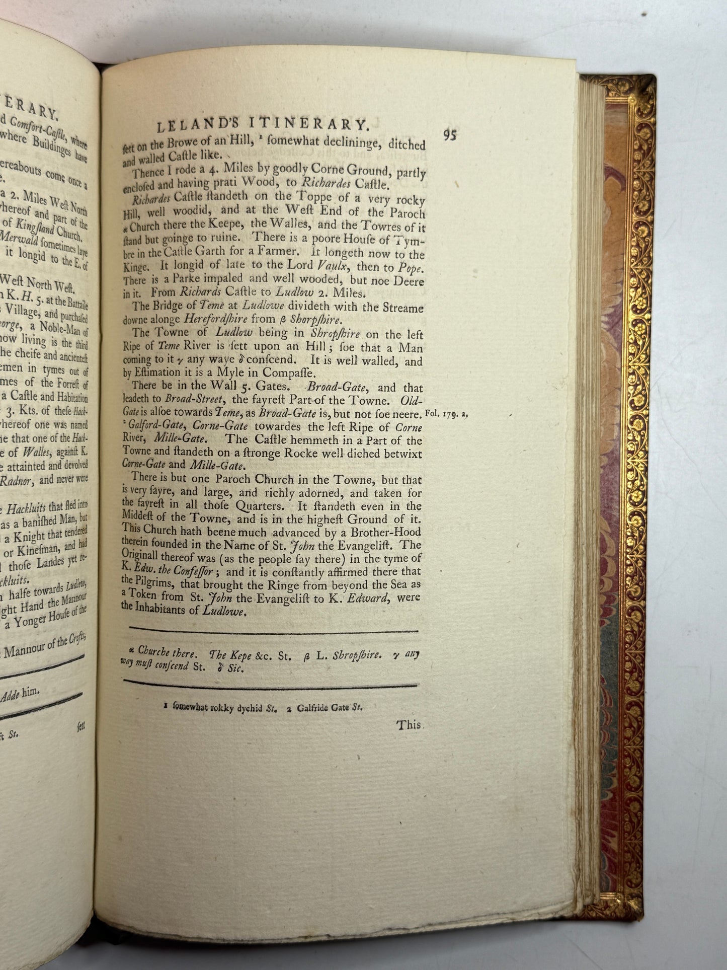 The Itinerary of John Leland the Antiquary 1769-1770