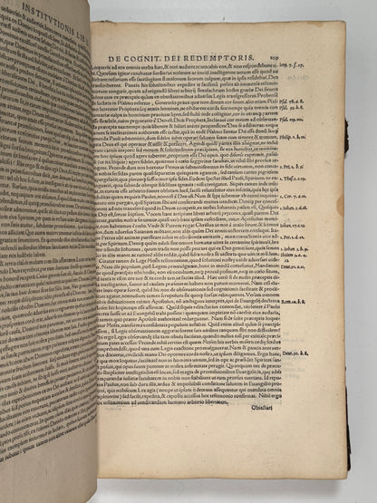 The Institution of the Christian Religion by John Calvin 1561
