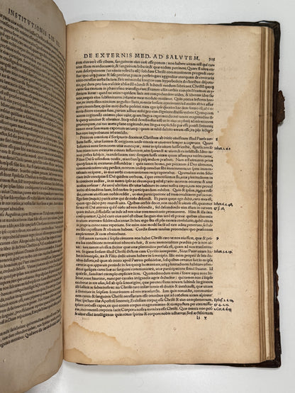 The Institution of the Christian Religion by John Calvin 1561