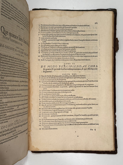 The Institution of the Christian Religion by John Calvin 1561