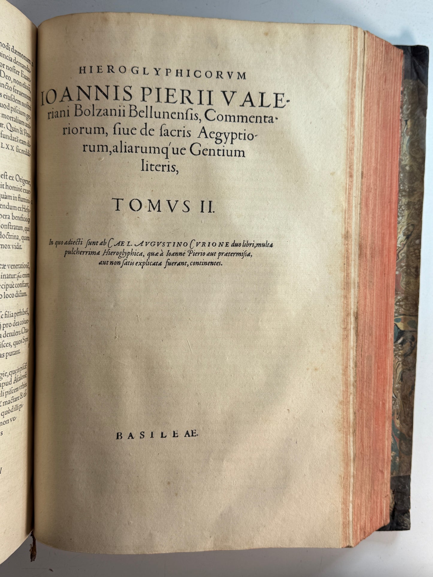 Valeriano's Hieroglyphica 1567
