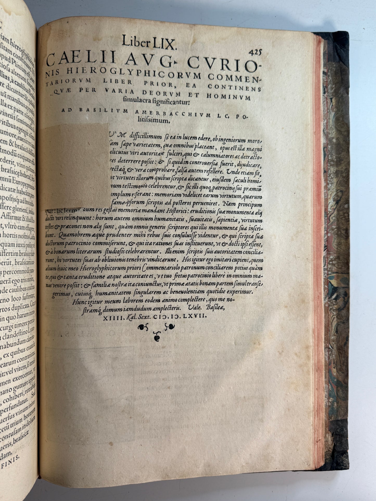Valeriano's Hieroglyphica 1567