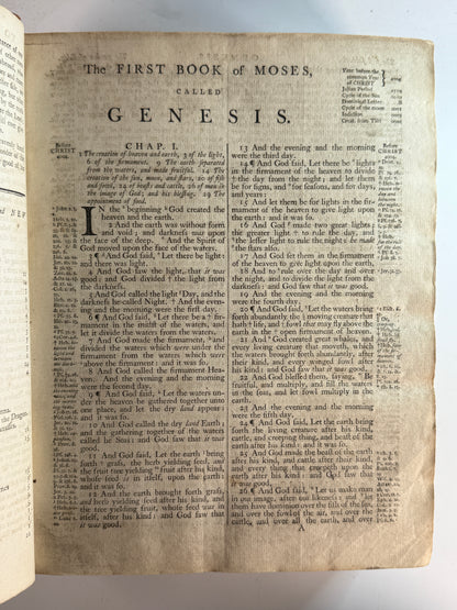 Antique King James Bible 1786 Clarendon Press Oxford Edition