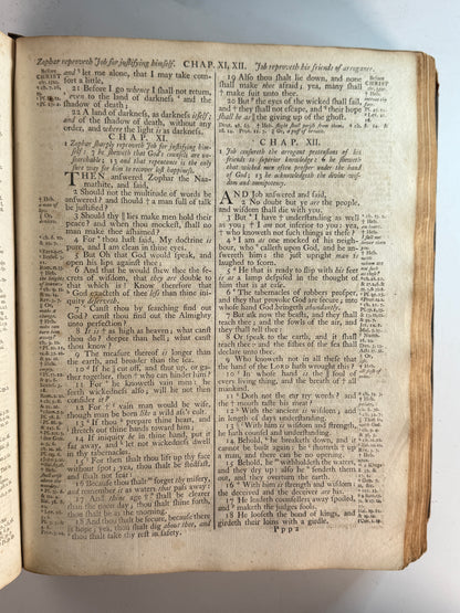 Antique King James Bible 1786 Clarendon Press Oxford Edition