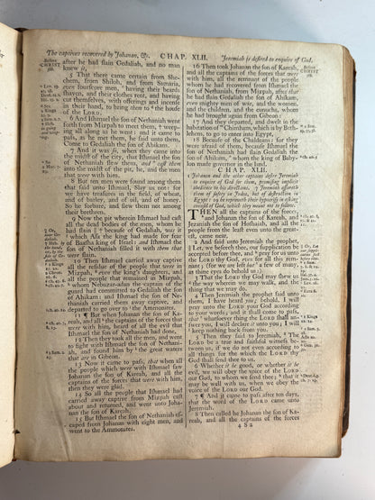 Antique King James Bible 1786 Clarendon Press Oxford Edition