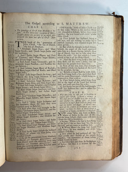 Antique King James Bible 1786 Clarendon Press Oxford Edition