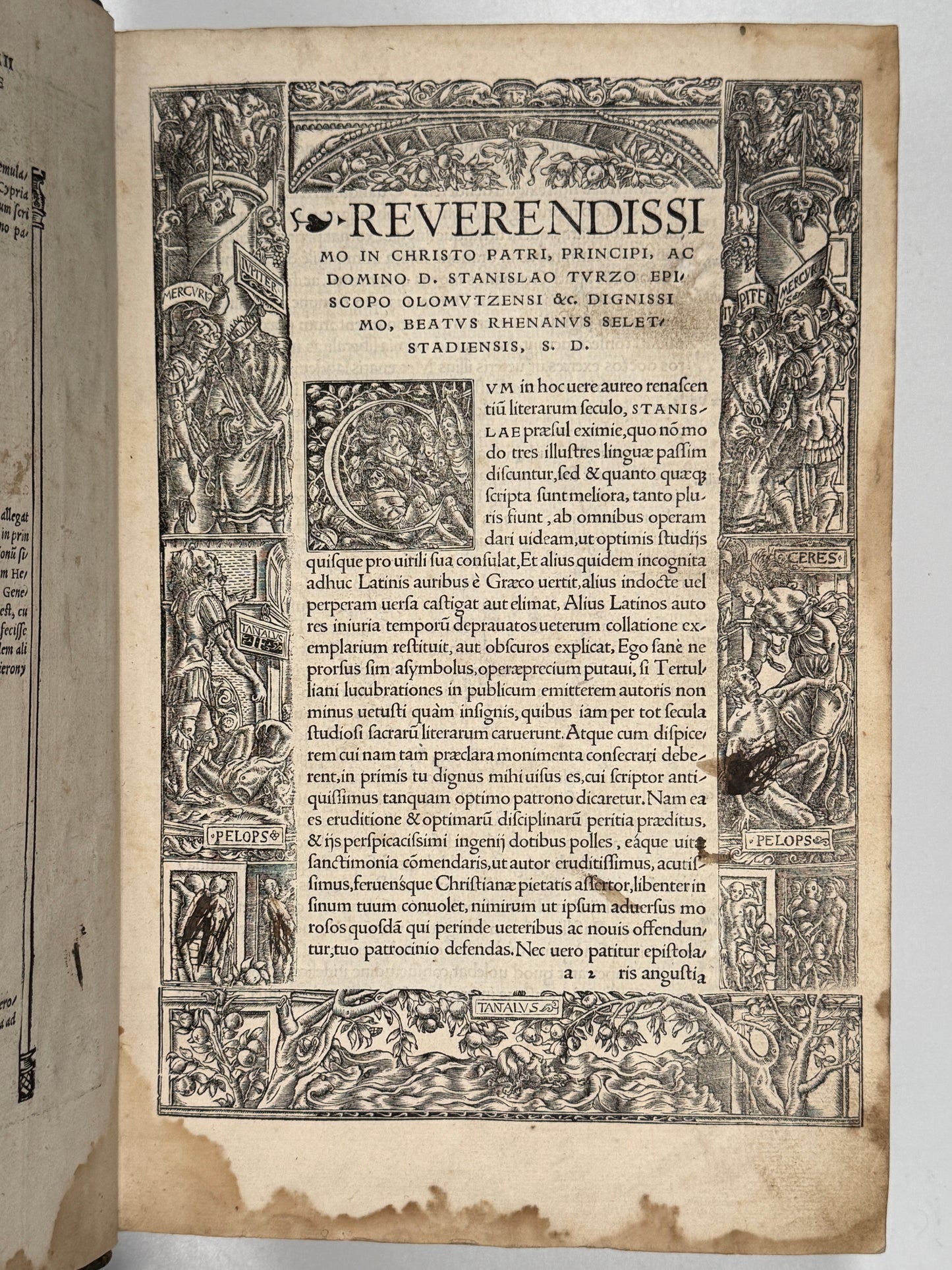 The Editio Princeps of Tertullian's Works 1521: The Important St. Maur Copy