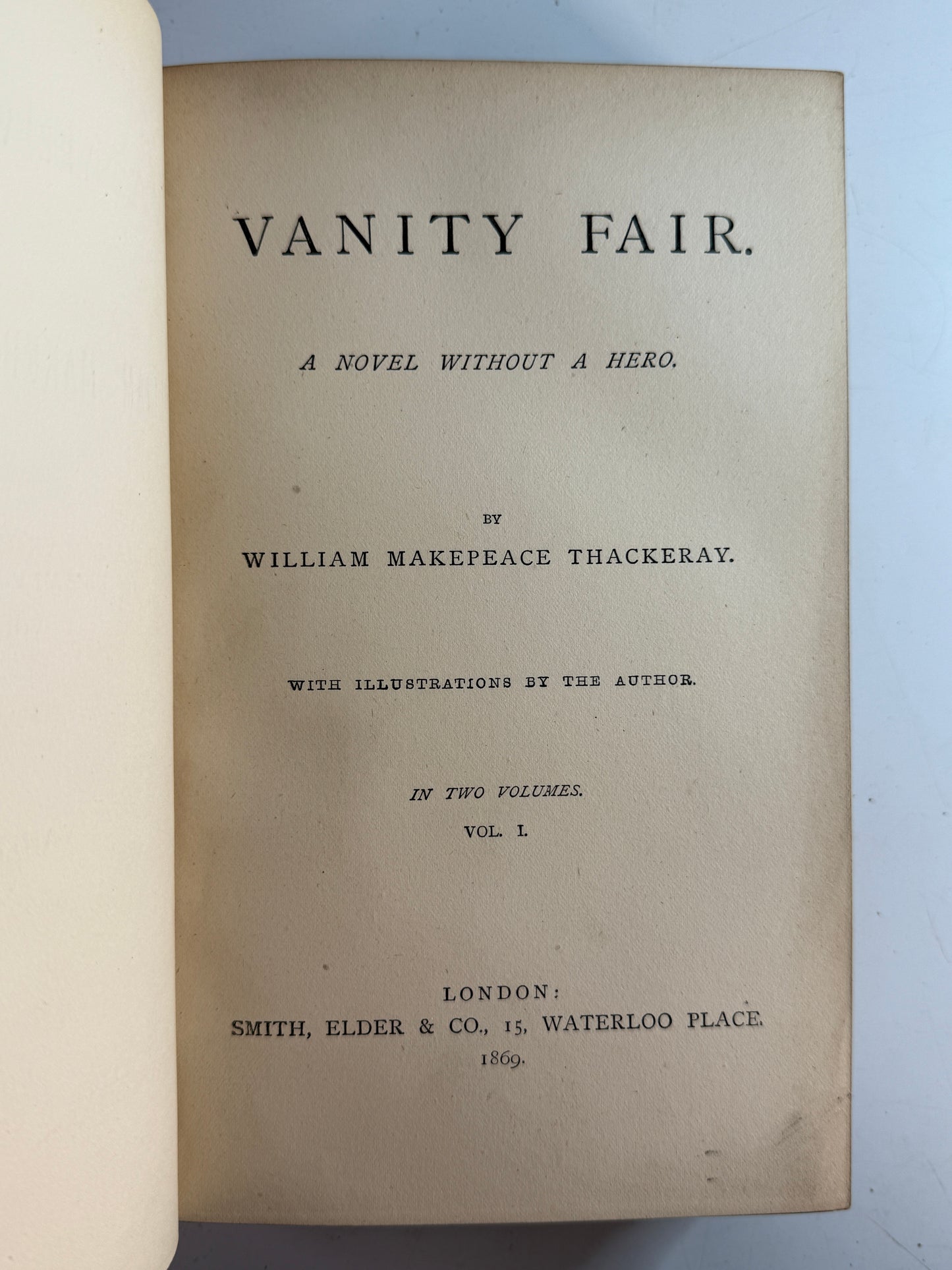 The Works of W.M Thackeray 1869 First Collected Edition