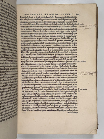 The Editio Princeps of Tertullian's Works 1521: The Important St. Maur Copy